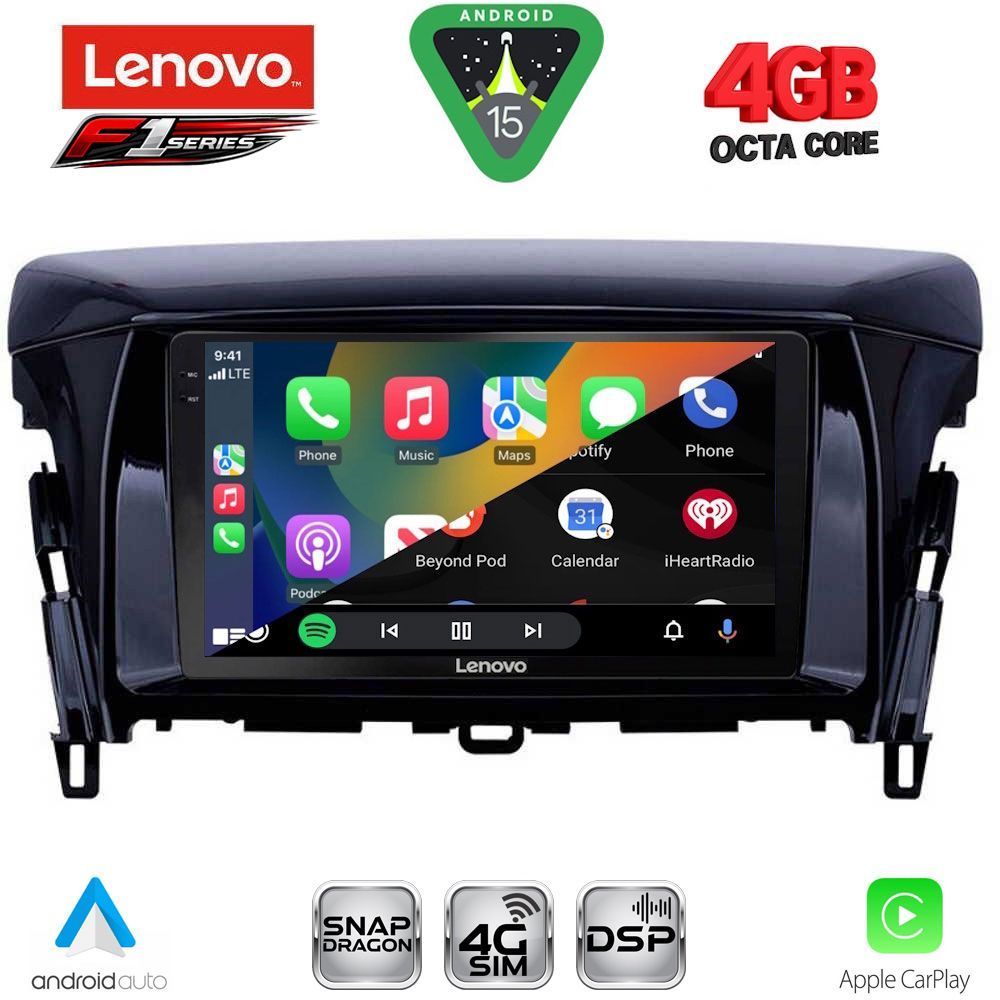 LENOVO SSQ 9432_CPA (9inc) MULTIMEDIA TABLET for MITSUBISHI ECLIPSE CROSS mod. 2018-2026 - immagine 2