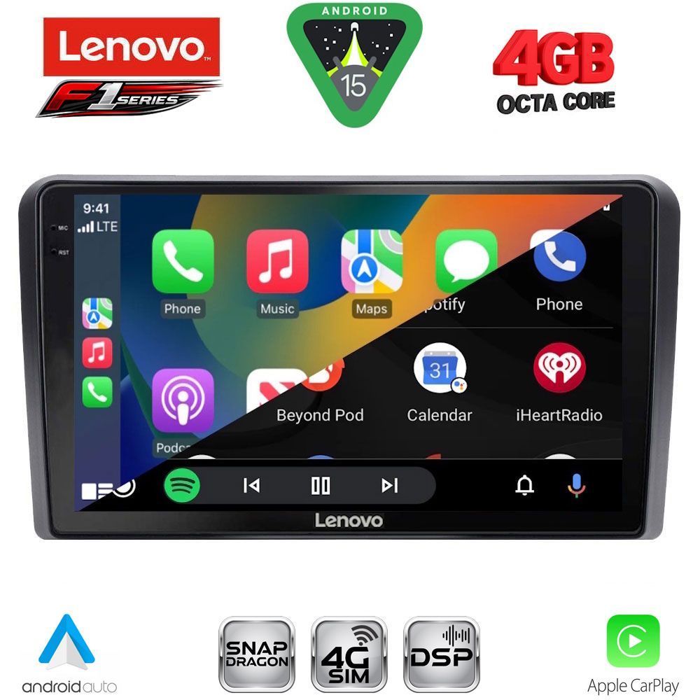 LENOVO SSQ 9441_CPA (9inc) MULTIMEDIA TABLET for MITSUBISHI OUTLANDER mod. 2001-2005 - immagine 2