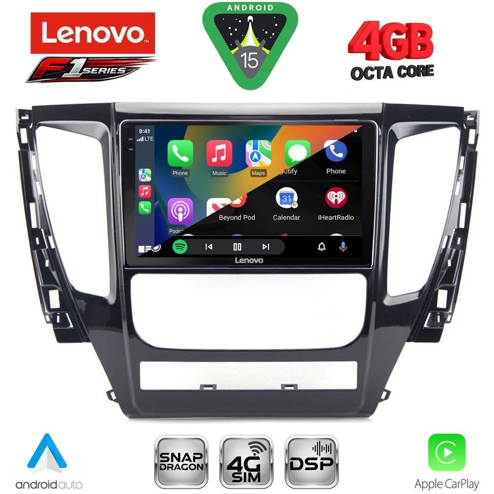 LENOVO SSQ 9447A_CPA (9inc) MULTIMEDIA TABLET for MITSUBISHI PAJERO mod. 2013-2020 - immagine 2