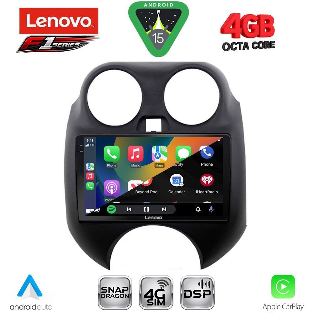 LENOVO SSQ 9459_CPA (9inc) MULTIMEDIA TABLET for NISSAN MICRA mod. 2010-2014 - immagine 2