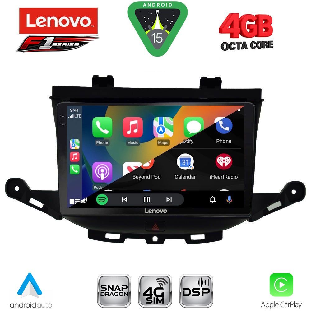 LENOVO SSQ 9483_CPA (9inc) MULTIMEDIA TABLET for OPEL ASTRA K mod. 2015-2022 - immagine 2