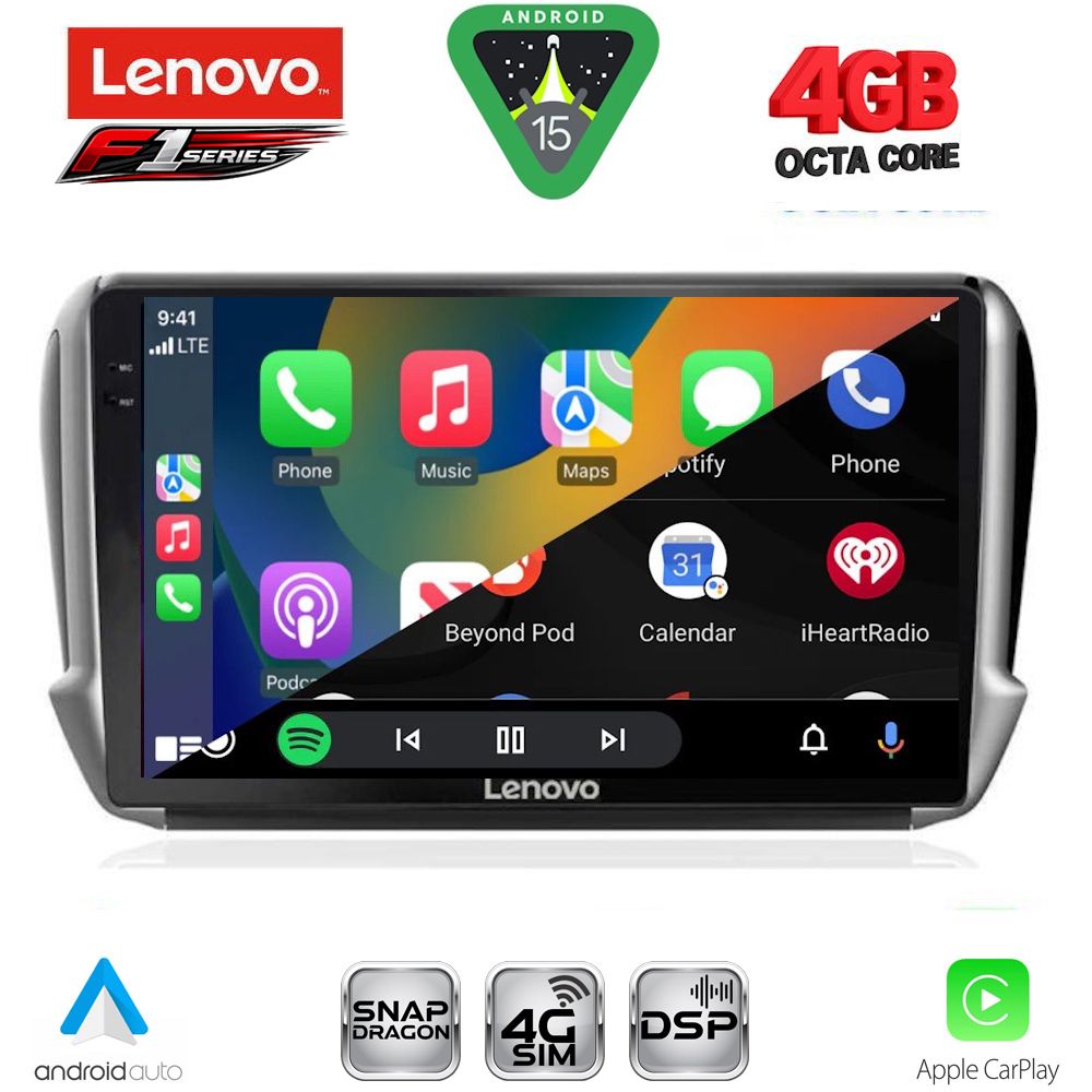 LENOVO SSQ 9508_CPA (10inc) MULTIMEDIA TABLET for PEUGEOT 208-2008 mod. 2012-2021 - immagine 2