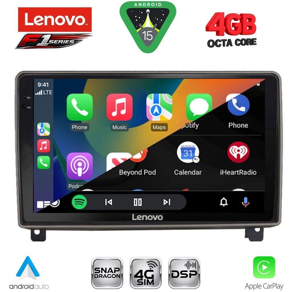 LENOVO SSQ 9517_CPA (9inc) MULTIMEDIA TABLET for PEUGEOT 407 mod. 2004-2011 - immagine 2