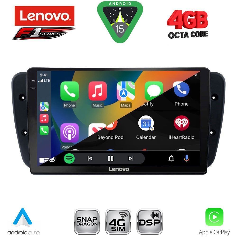 LENOVO SSQ 9571_CPA (9inc) MULTIMEDIA TABLET for SEAT IBIZA mod. 2008-2015 - immagine 2