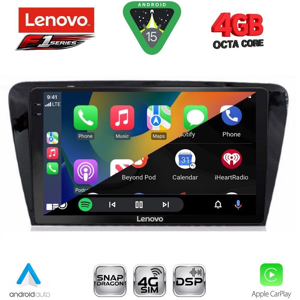 LENOVO SSQ 9597_CPA (10inc) MULTIMEDIA TABLET for SKODA OCTAVIA 7 mod. 2013-2021 - immagine 2