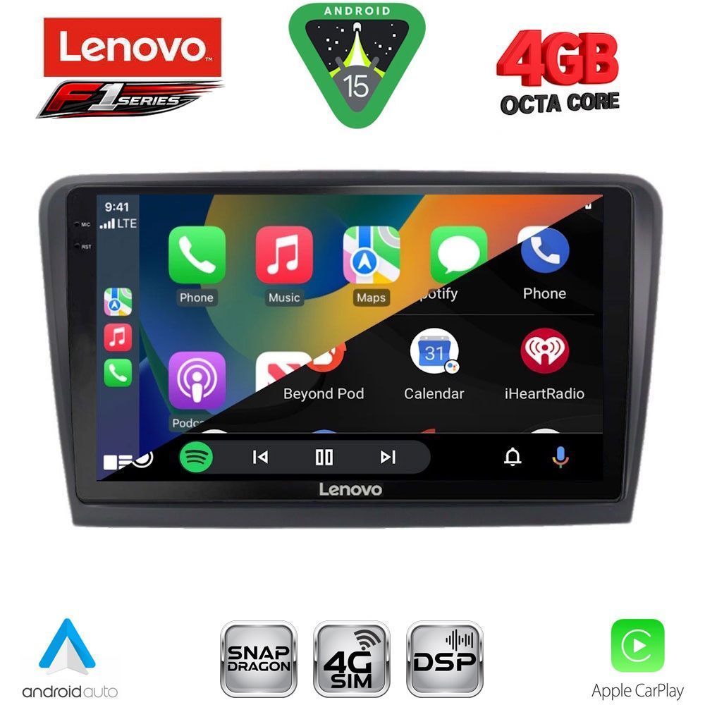 LENOVO SSQ 9601_CPA (9inc) MULTIMEDIA TABLET for SKODA RAPID mod. 2012-2023 - immagine 2