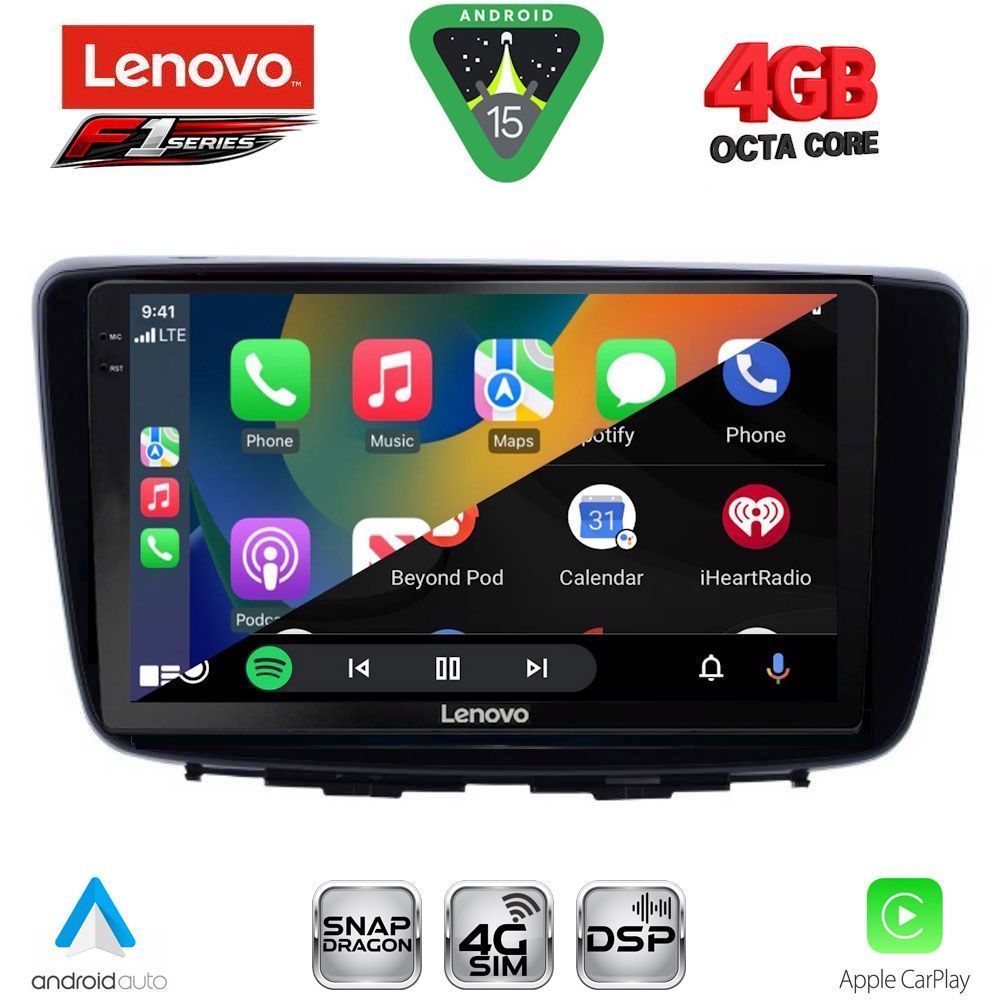 LENOVO SSQ 9672_CPA (9inc) MULTIMEDIA TABLET for SUZUKI BALENO mod. 2016-2022 - immagine 2