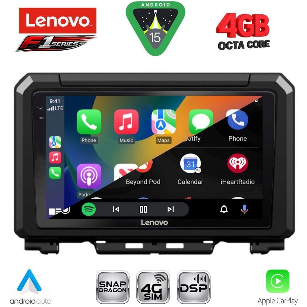 LENOVO SSQ 9679_CPA (9inc) MULTIMEDIA TABLET for SUZUKI JIMNY mod. 2017-2026 - immagine 2