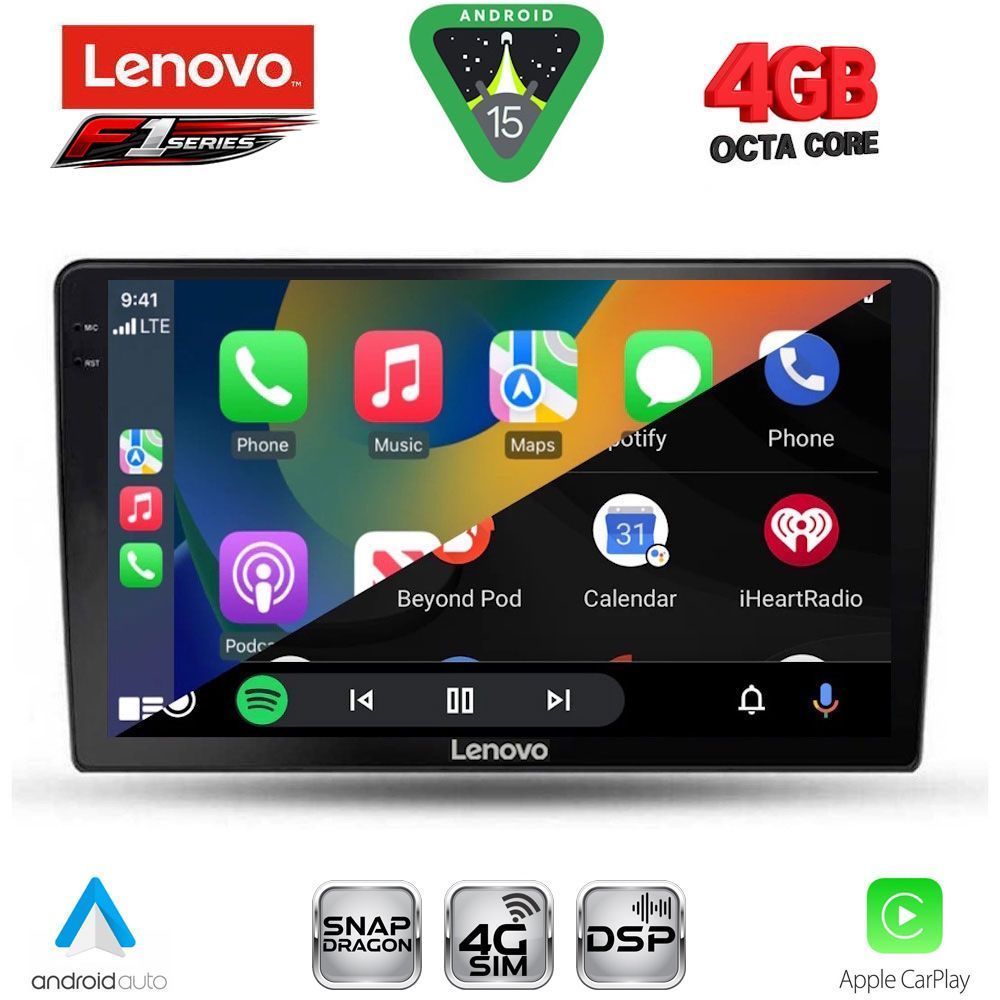 LENOVO SSQ 9702_CPA (9inc) MULTIMEDIA TABLET for TOYOTA AURIS mod. 2007-2012 - immagine 2