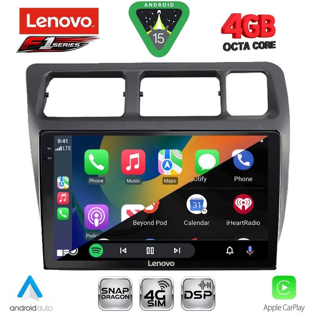 LENOVO SSQ 9710_CPA (9inc) MULTIMEDIA TABLET for TOYOTA COROLLA mod. 1992-1997 - immagine 2