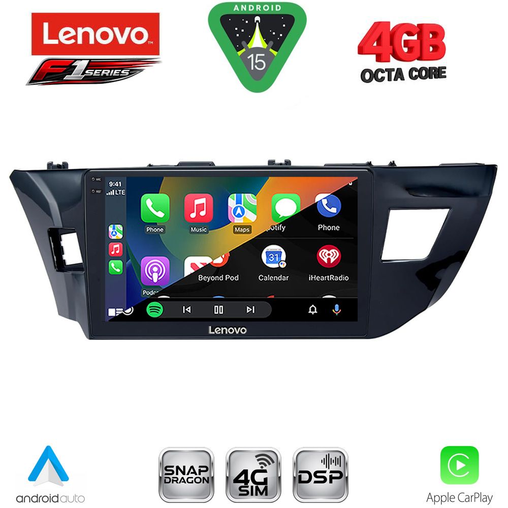LENOVO SSQ 9714MD_CPA (10inc) MULTIMEDIA TABLET for TOYOTA COROLLA mod. 2013-2016 - immagine 2