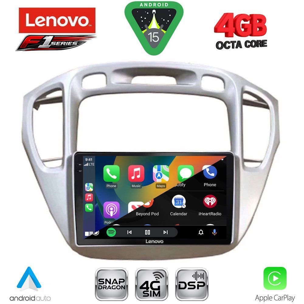 LENOVO SSQ 9718_CPA (9inc) MULTIMEDIA TABLET for TOYOTA HIGHLANDER mod. 2002-2009 - immagine 2