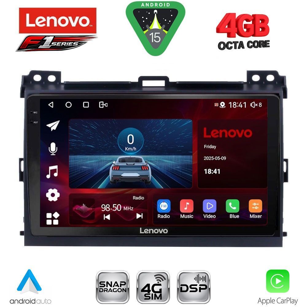 LENOVO SSQ 9723_CPA (9inc) MULTIMEDIA TABLET for TOYOTA LANDCRUISER mod. 2002-2008