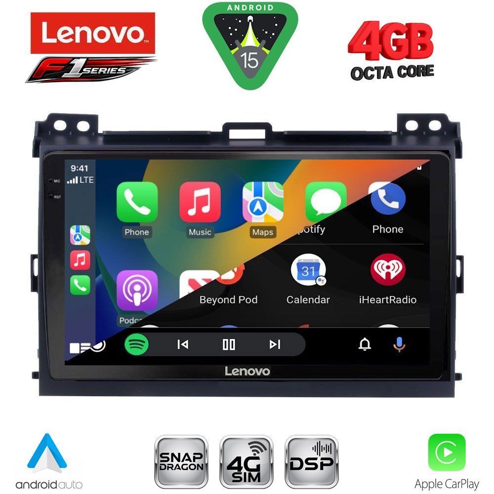 LENOVO SSQ 9723_CPA (9inc) MULTIMEDIA TABLET for TOYOTA LANDCRUISER mod. 2002-2008 - immagine 2