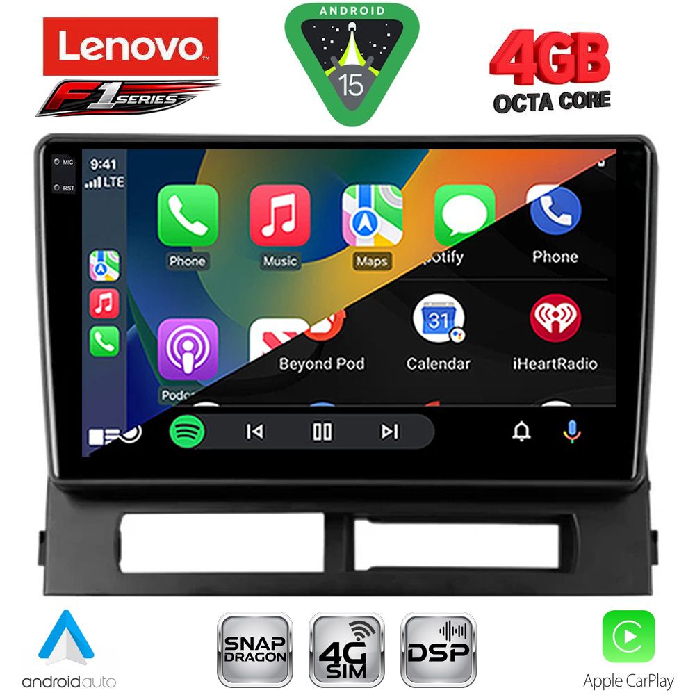 LENOVO SSQ 9728DASH_CPA (9inc) MULTIMEDIA TABLET for TOYOTA PRIUS mod. 2003-2009 (Supports Original Clima-HYBRID) - immagine 3