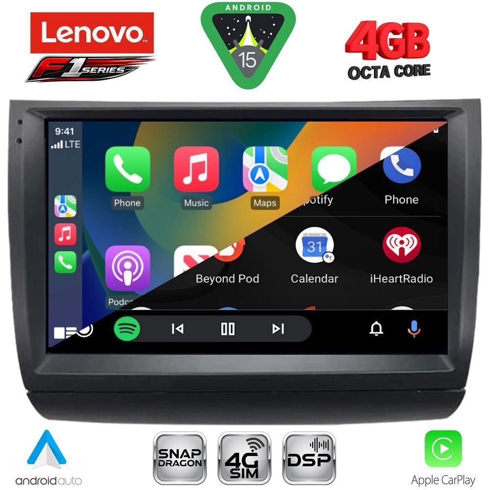 LENOVO SSQ 9728_CPA (9inc) MULTIMEDIA TABLET for TOYOTA PRIUS mod. 2003-2009 - immagine 2