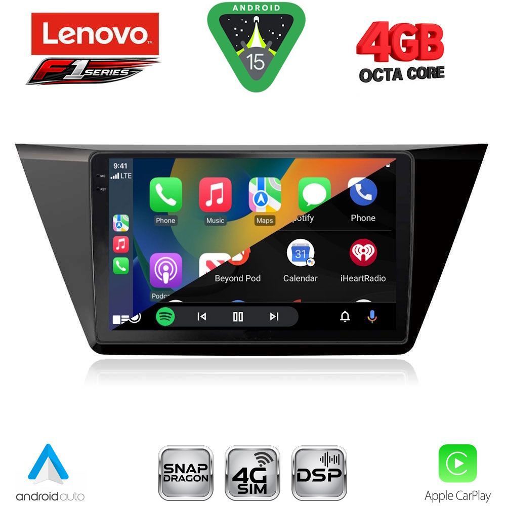 LENOVO SSQ 9769_CPA (10inc) MULTIMEDIA TABLET for VW TOURAN mod. 2016-2026 - immagine 2