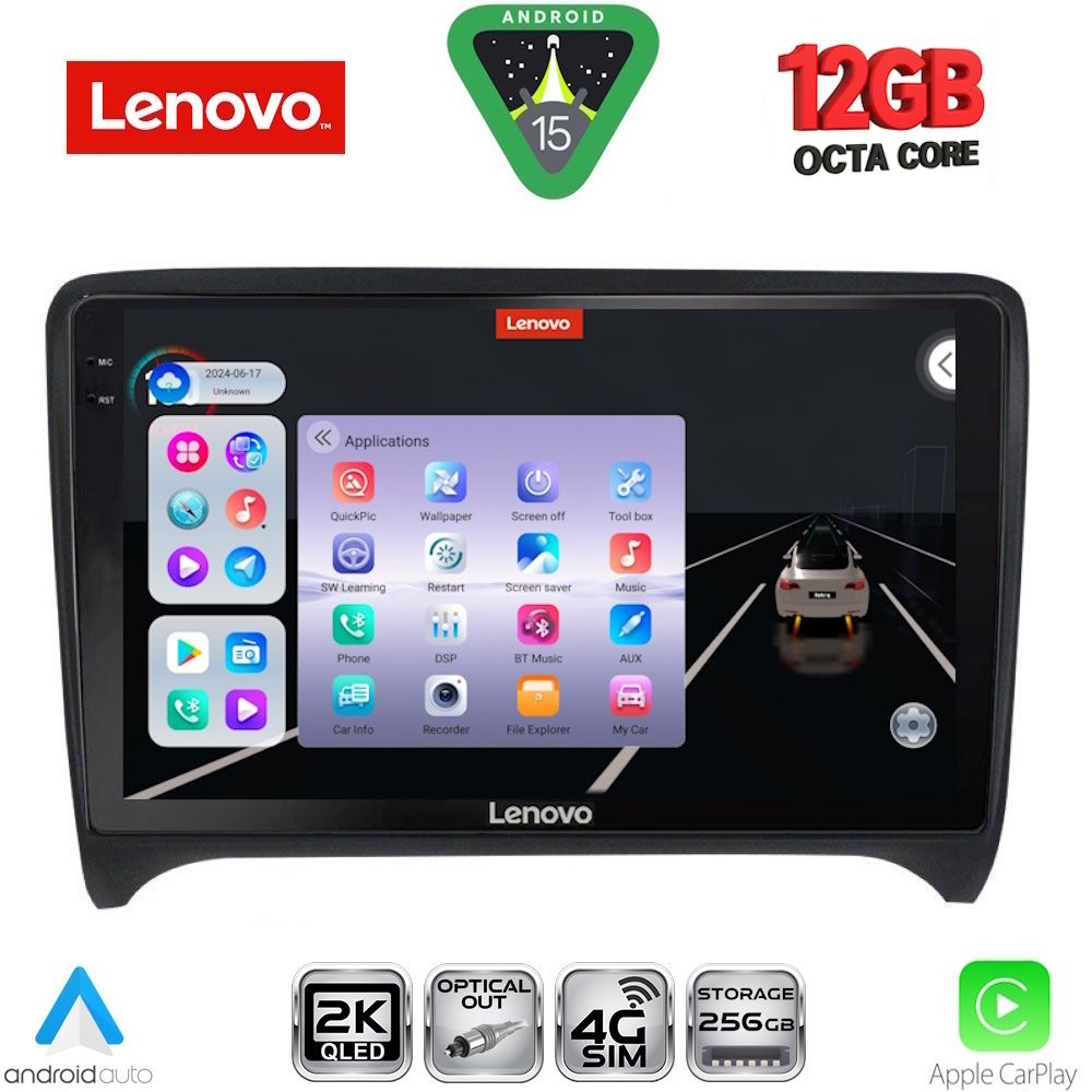 LENOVO SSZ 12009_CPA (9inc) MULTIMEDIA TABLET for AUDI TT mod. 2007-2015