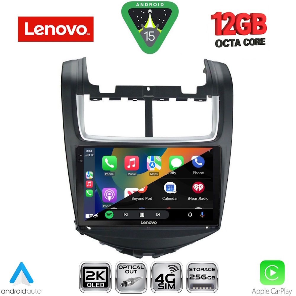 LENOVO SSZ 12075_CPA (9inc) MULTIMEDIA TABLET for CHEVROLET AVEO mod. 2014-2017 - immagine 2