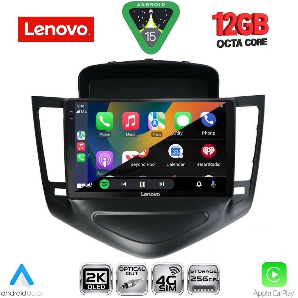 LENOVO SSZ 12076_CPA (9inc) MULTIMEDIA TABLET for CHEVROLET CRUZE mod. 2008-2012 - immagine 2