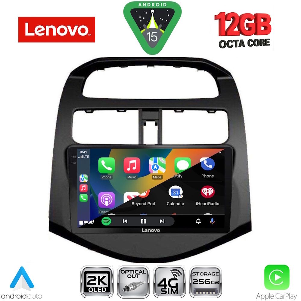 LENOVO SSZ 12078_CPA (9inc) MULTIMEDIA TABLET for CHEVROLET SPARK mod. 2009-2015 - immagine 2