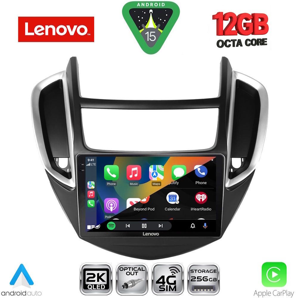 LENOVO SSZ 12080_CPA (9inc) MULTIMEDIA TABLET for CHEVROLET TRAX mod. 2014-2022 - immagine 2
