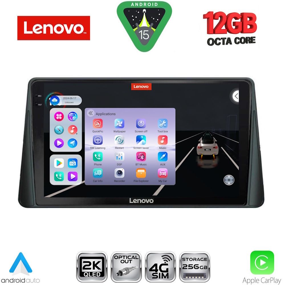 LENOVO SSZ 12158_CPA (9inc) MULTIMEDIA TABLET for FORD FOCUS mod. 2019-2025