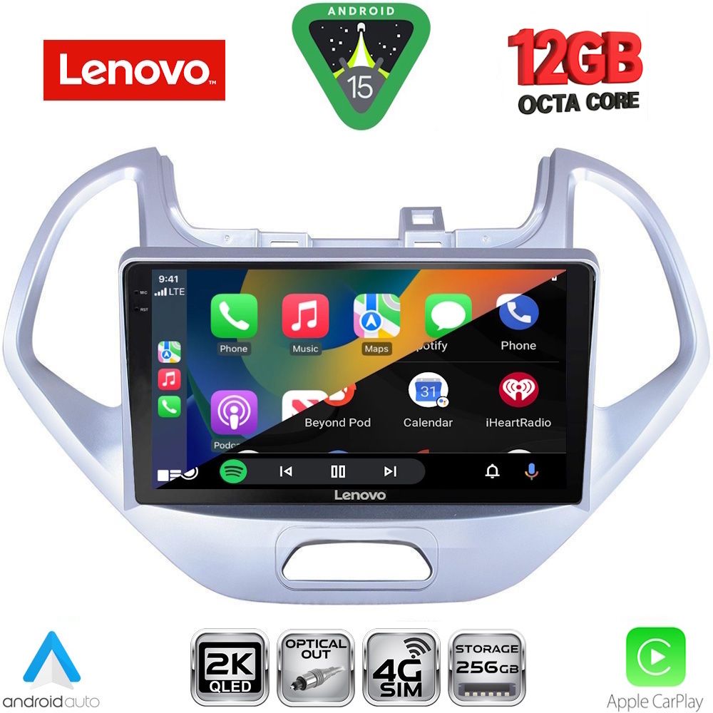LENOVO SSZ 12167LO_CPA (9inc) MULTIMEDIA TABLET for FORD KA mod. 2017-2024 - immagine 2