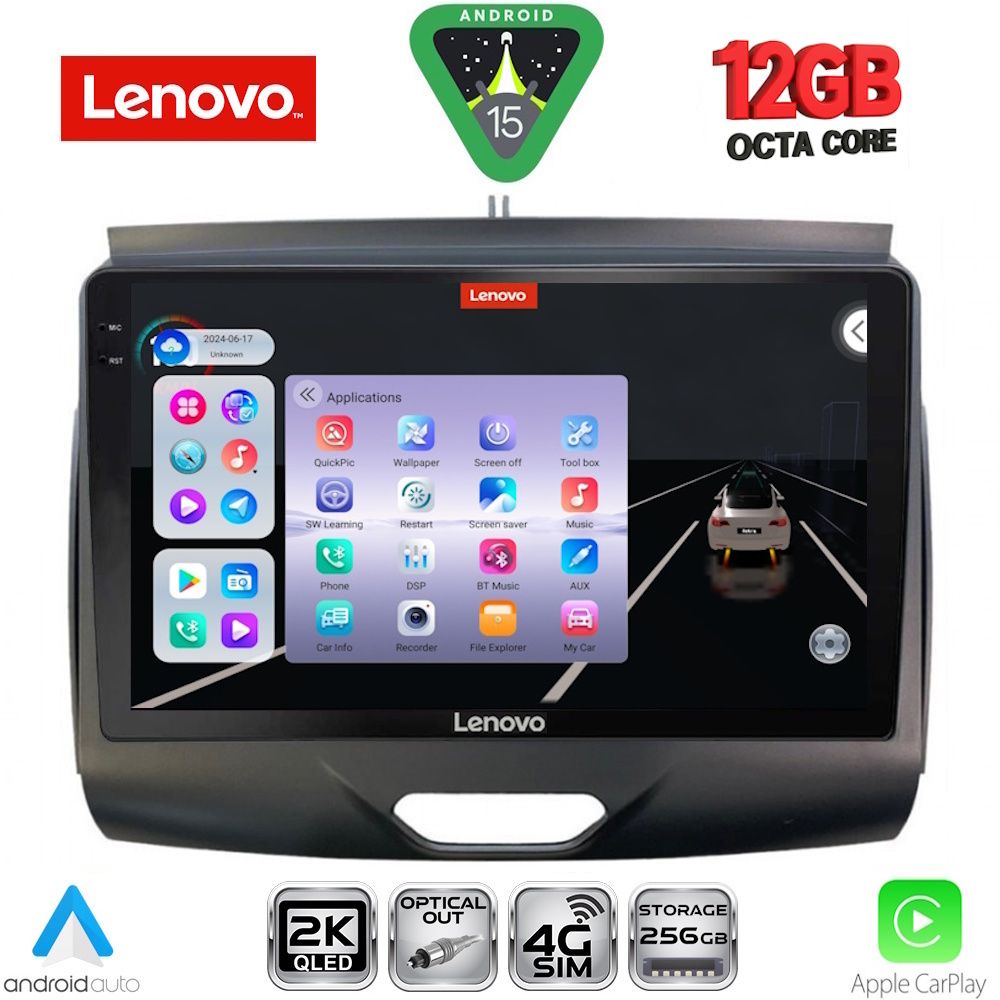 LENOVO SSZ 12172_CPA (9inc) MULTIMEDIA TABLET for FORD RANGER mod. 2015-2018