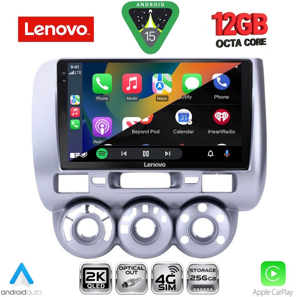 LENOVO SSZ 12210_CPA A/C (9inc) MULTIMEDIA TABLET for HONDA JAZZ mod. 2002-2008 - immagine 2