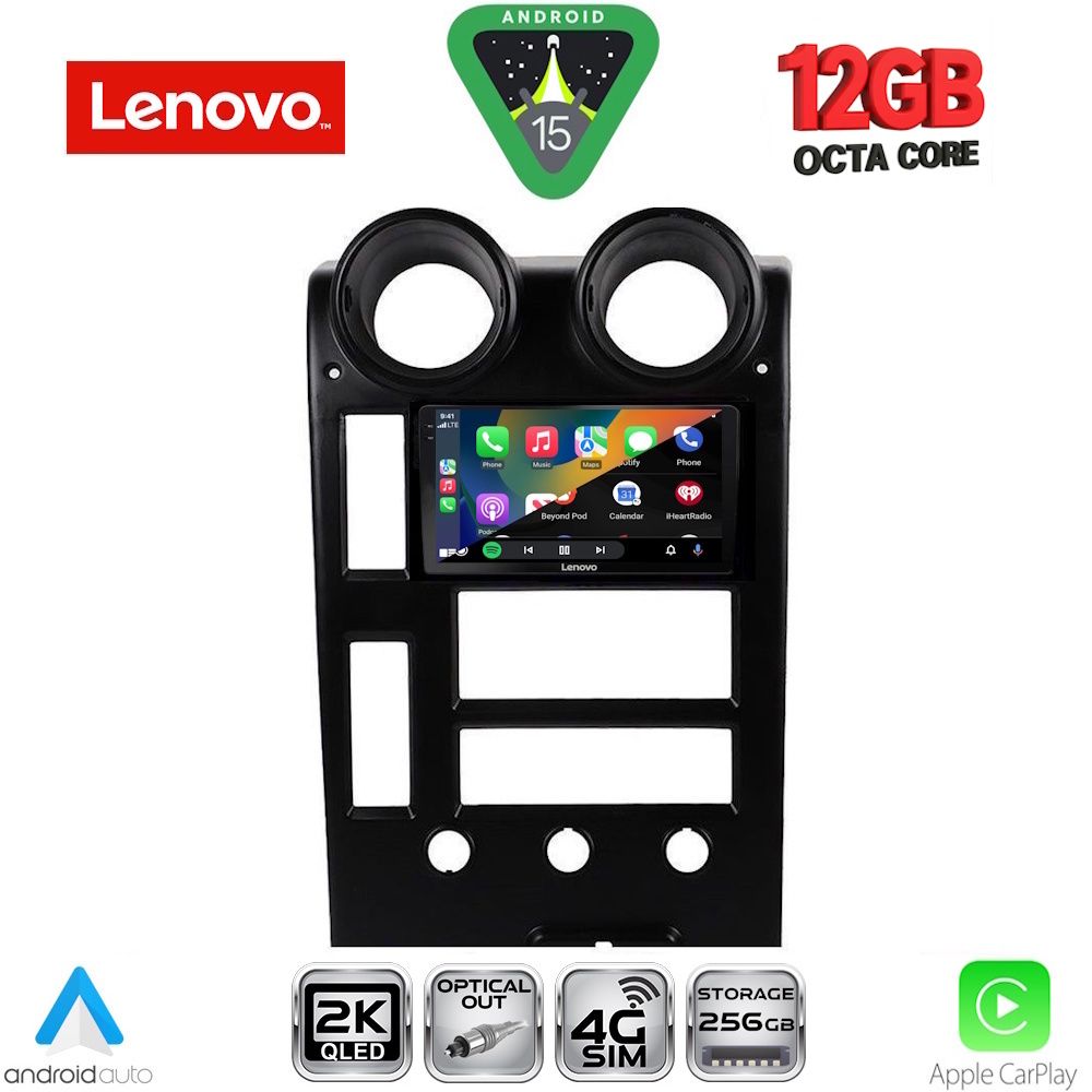 LENOVO SSZ 12215_CPA (9inc) MULTIMEDIA TABLET for HUMMER H2 mod. 2001-2007 - immagine 2