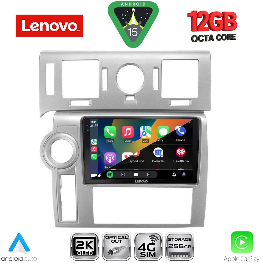 LENOVO SSZ 12216_CPA (9inc) MULTIMEDIA TABLET for HUMMER H2 mod. 2008-2009 - immagine 2
