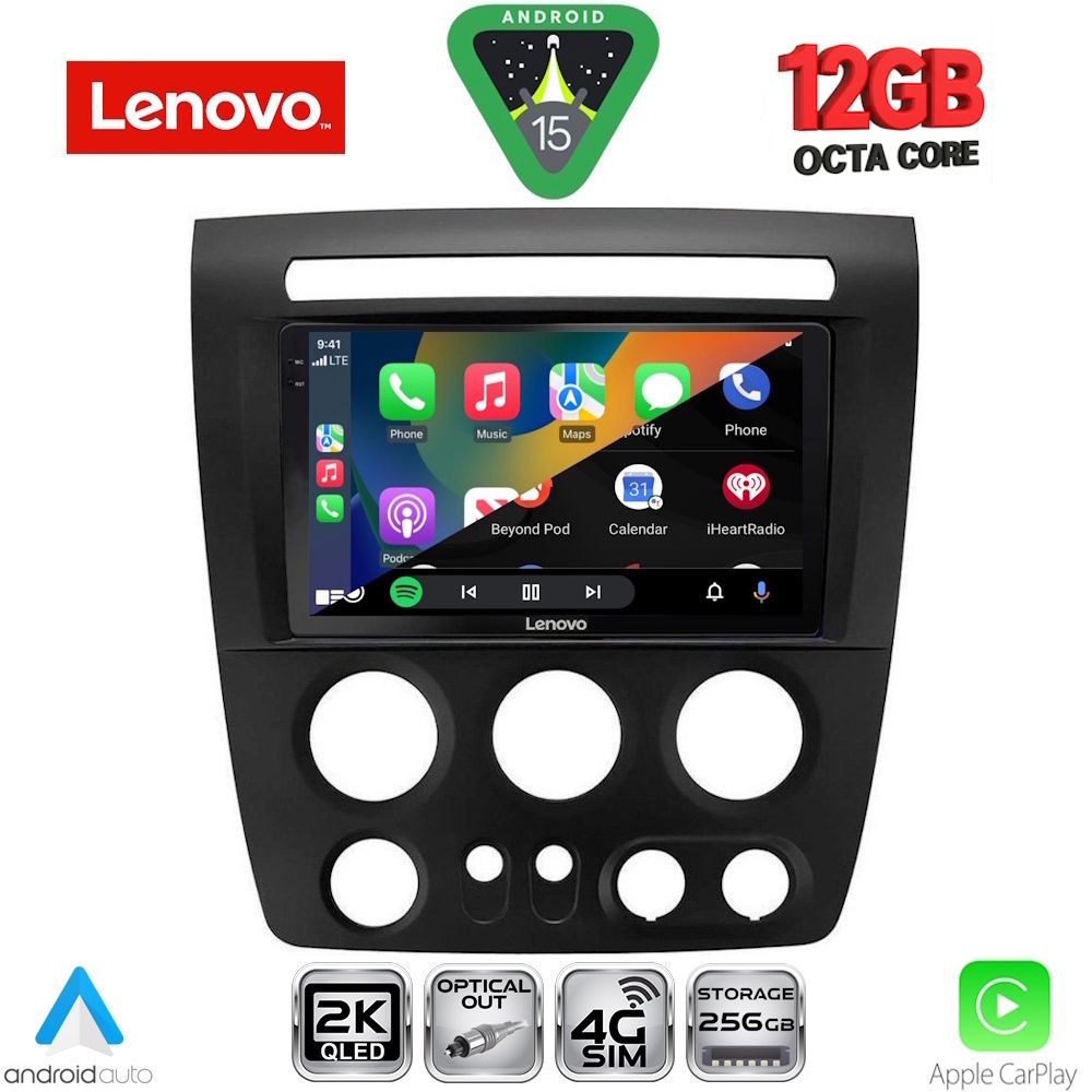 LENOVO SSZ 12218_CPA (9inc) MULTIMEDIA TABLET for HUMMER H3 mod. 2005-2009 - immagine 2