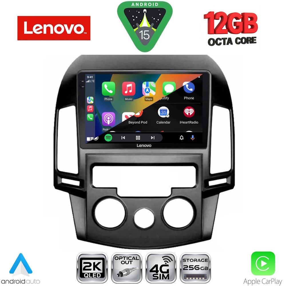 LENOVO SSZ 12231_CPA A/C (9inc) MULTIMEDIA TABLET for HYUNDAI i30 mod. 2007-2012 - immagine 2