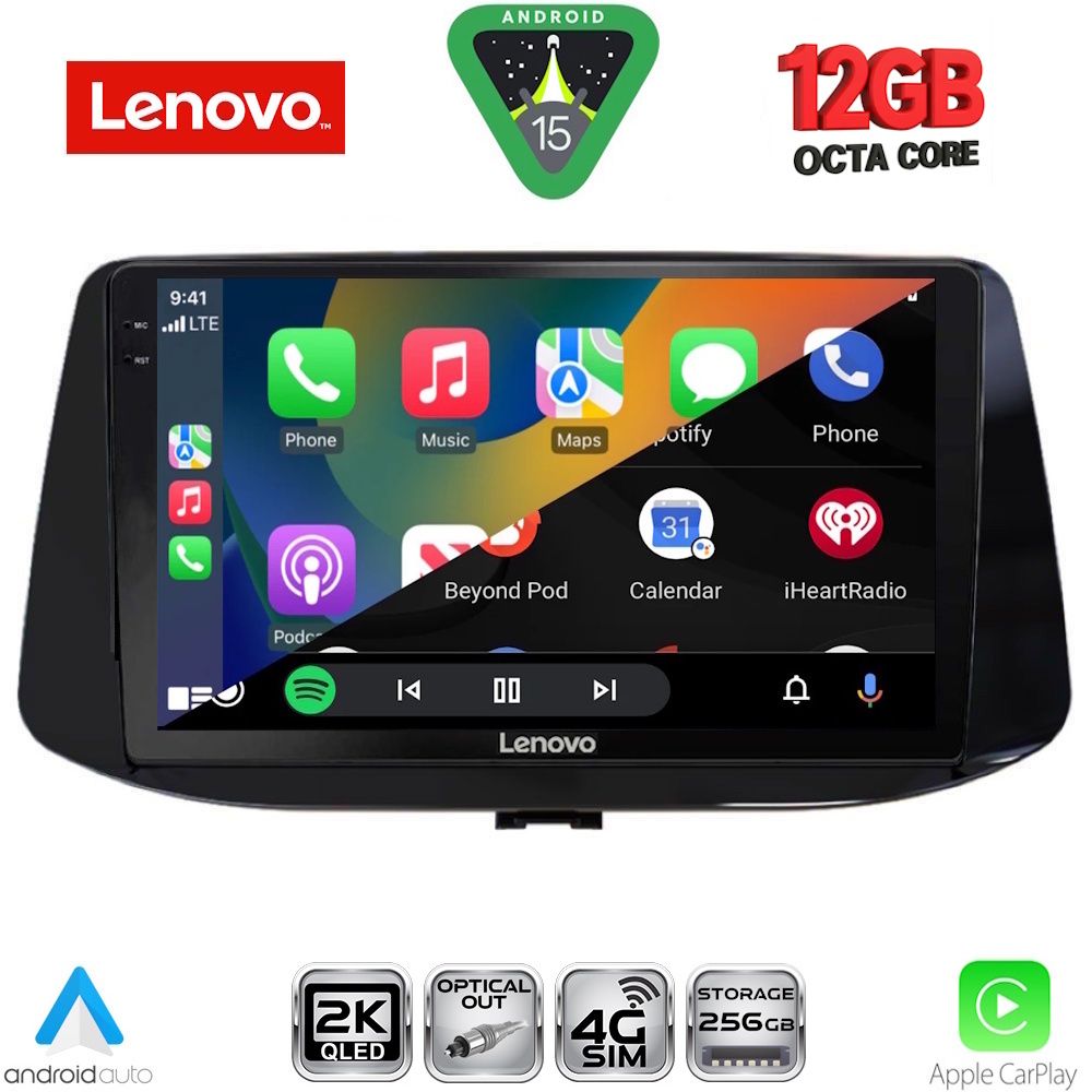 LENOVO SSZ 12233_CPA (9inc) MULTIMEDIA TABLET for HYUNDAI i30 mod. 2018-2025 - immagine 2