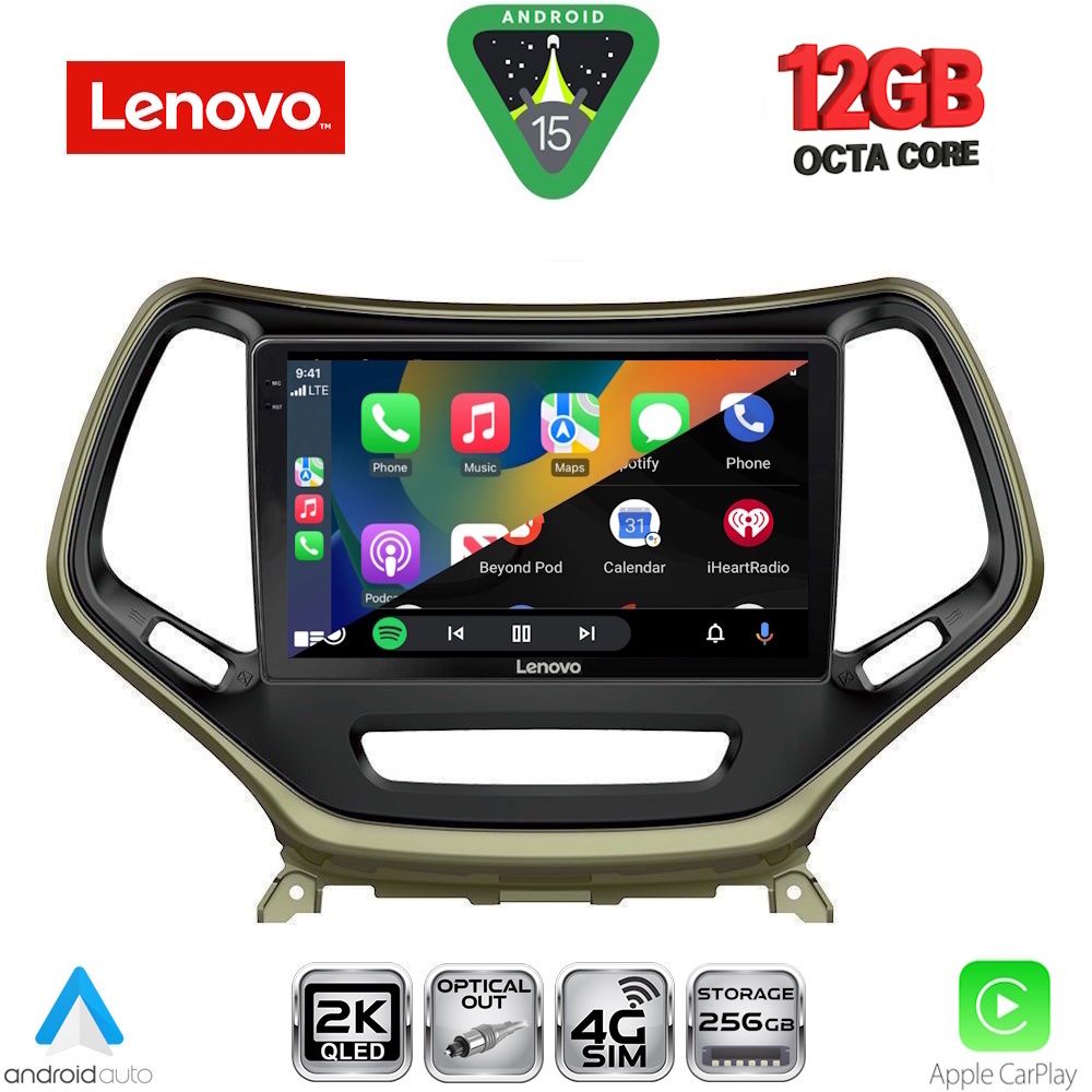 LENOVO SSZ 12273_CPA (10inc) MULTIMEDIA TABLET for JEEP CHEROKEE mod. 2014-2026 - immagine 2