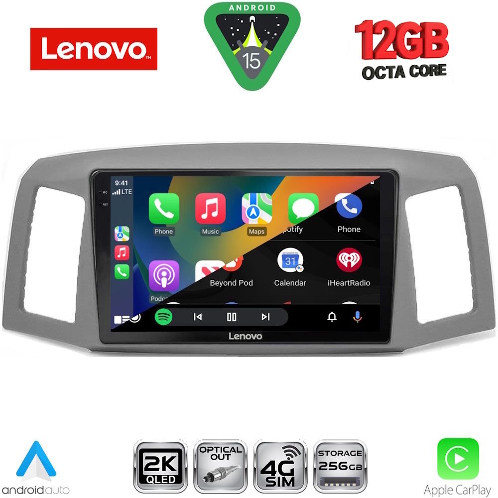 LENOVO SSZ 12281_CPA (10inc) MULTIMEDIA TABLET for JEEP GRAND CHEROKEE mod. 2005-2007 - immagine 2