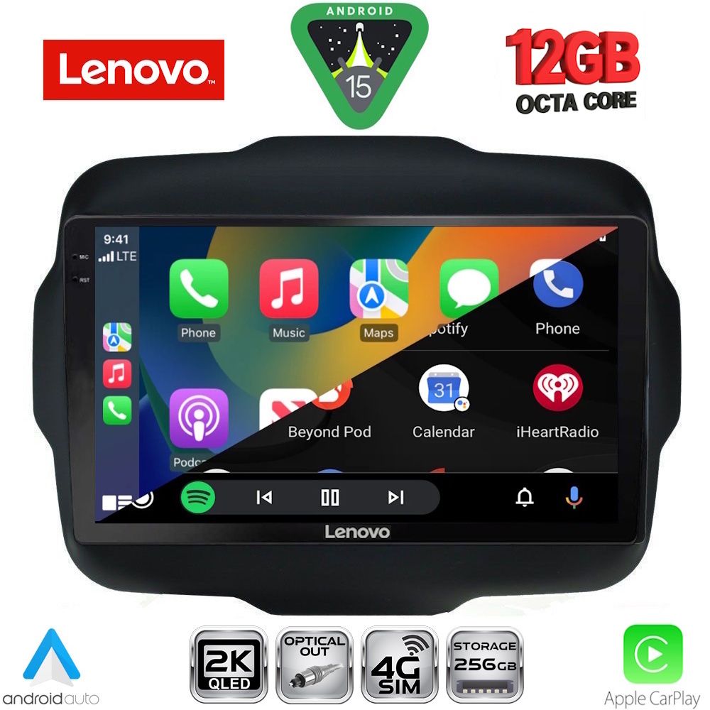 LENOVO SSZ 12290_CPA (9inc) MULTIMEDIA TABLET for JEEP RENEGADE mod. 2014> - immagine 2