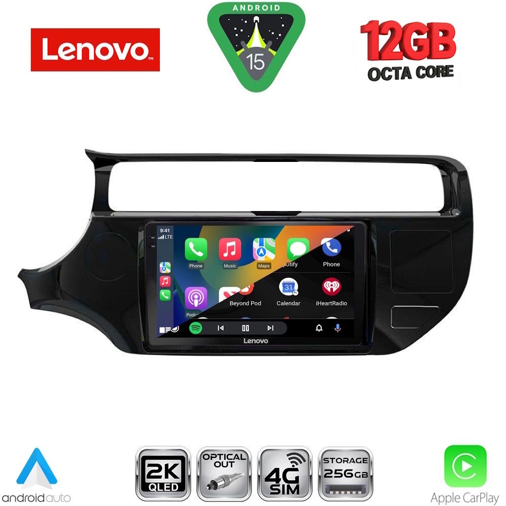 LENOVO SSZ 12315_CPA (9inc) MULTIMEDIA TABLET for KIA RIO mod. 2015-2018 - immagine 2