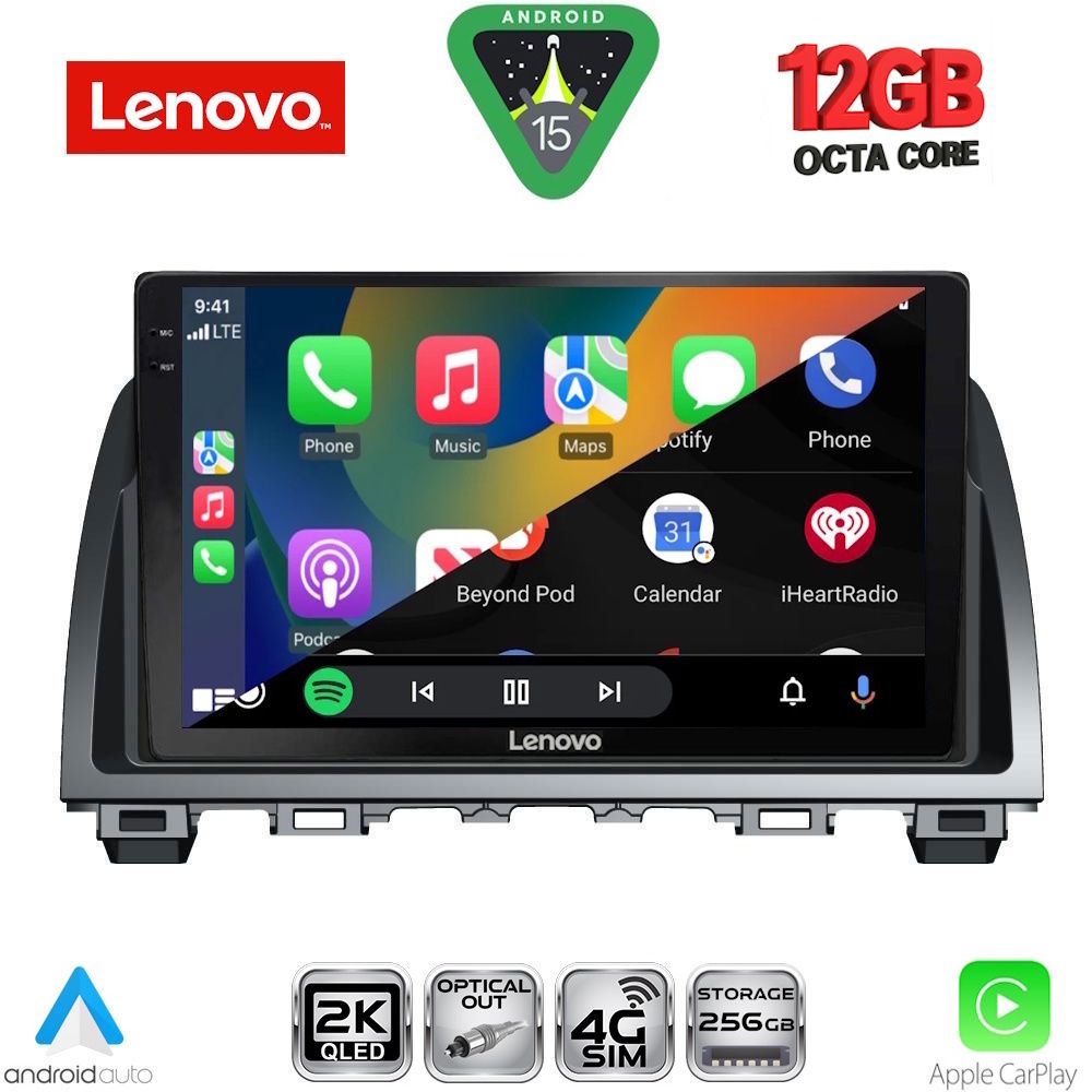 LENOVO SSZ 12378_CPA (9inc) MULTIMEDIA TABLET for MAZDA 6 mod. 2012-2017 - immagine 2