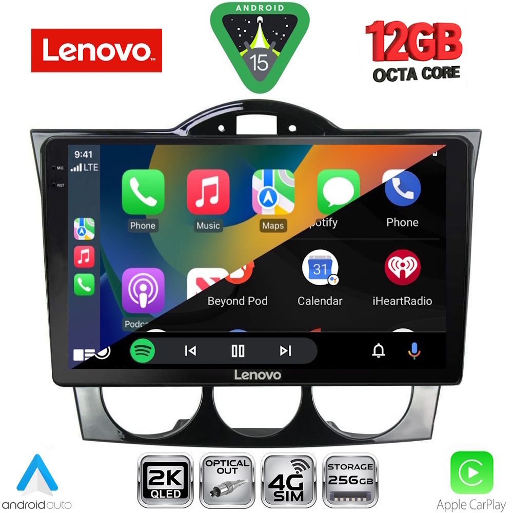 LENOVO SSZ 12394_CPA (9inc) MULTIMEDIA TABLET for MAZDA RX8 mod. 2001-2008 - immagine 2