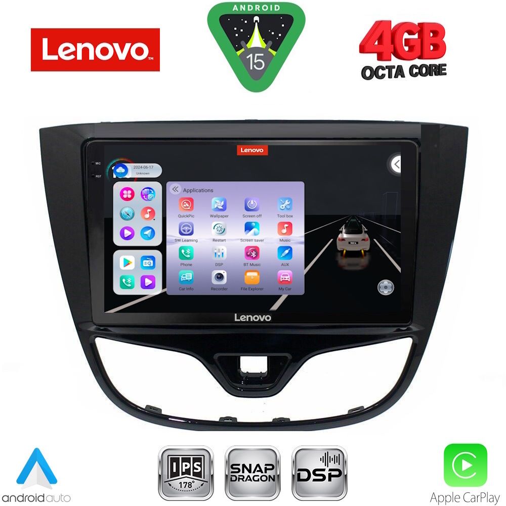 LENOVO SSZ 12489_CPA (10inc) MULTIMEDIA TABLET for OPEL KARL mod. 2014-2019