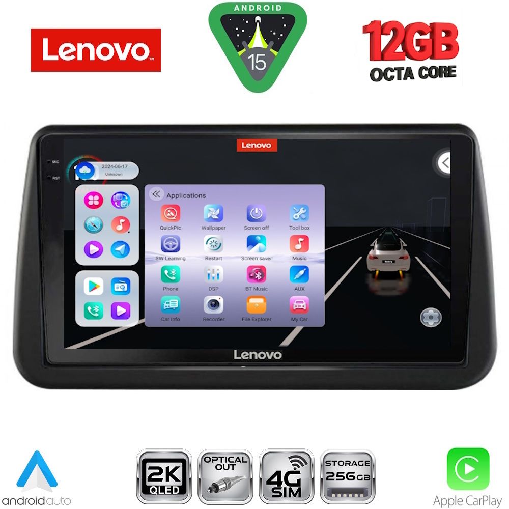 LENOVO SSZ 12494_CPA (9inc) MULTIMEDIA TABLET for OPEL MERIVA mod. 2010-2017