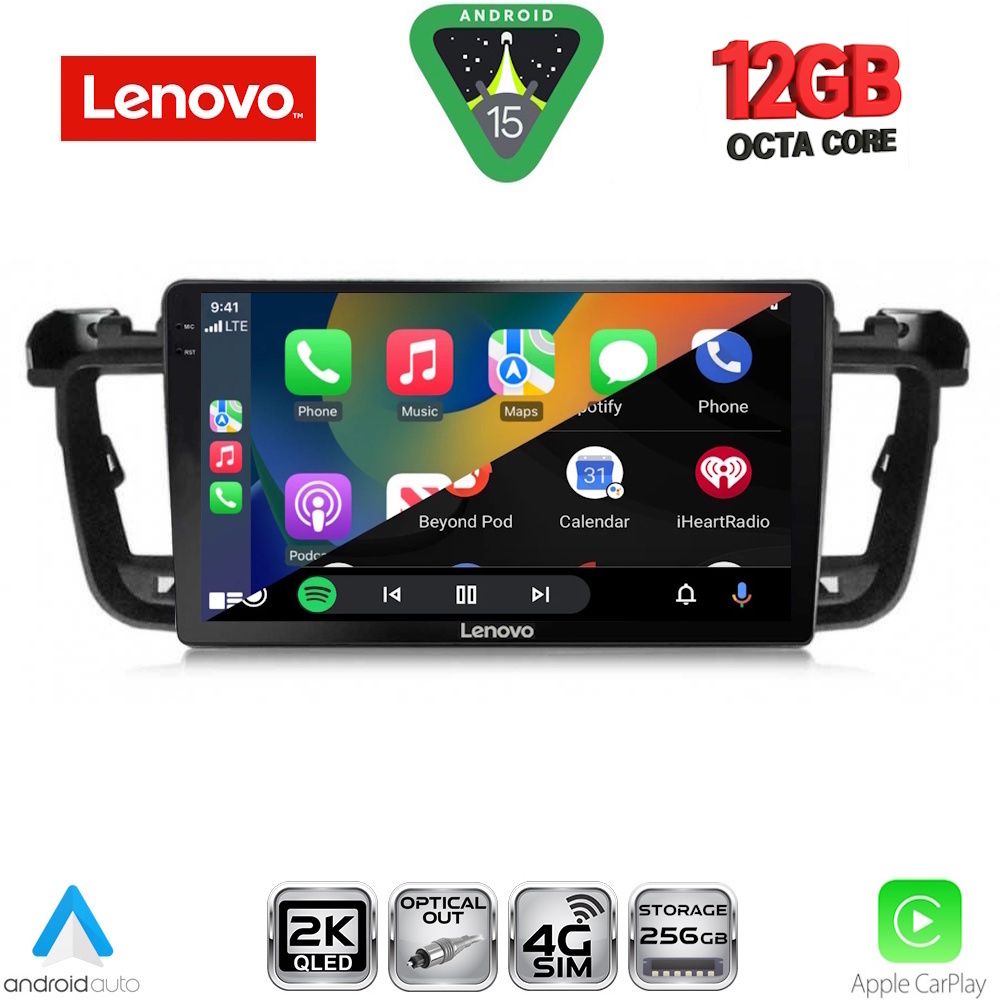 LENOVO SSZ 12518_CPA (9inc) MULTIMEDIA TABLET for PEUGEOT 508 mod. 2010-2016 - immagine 2