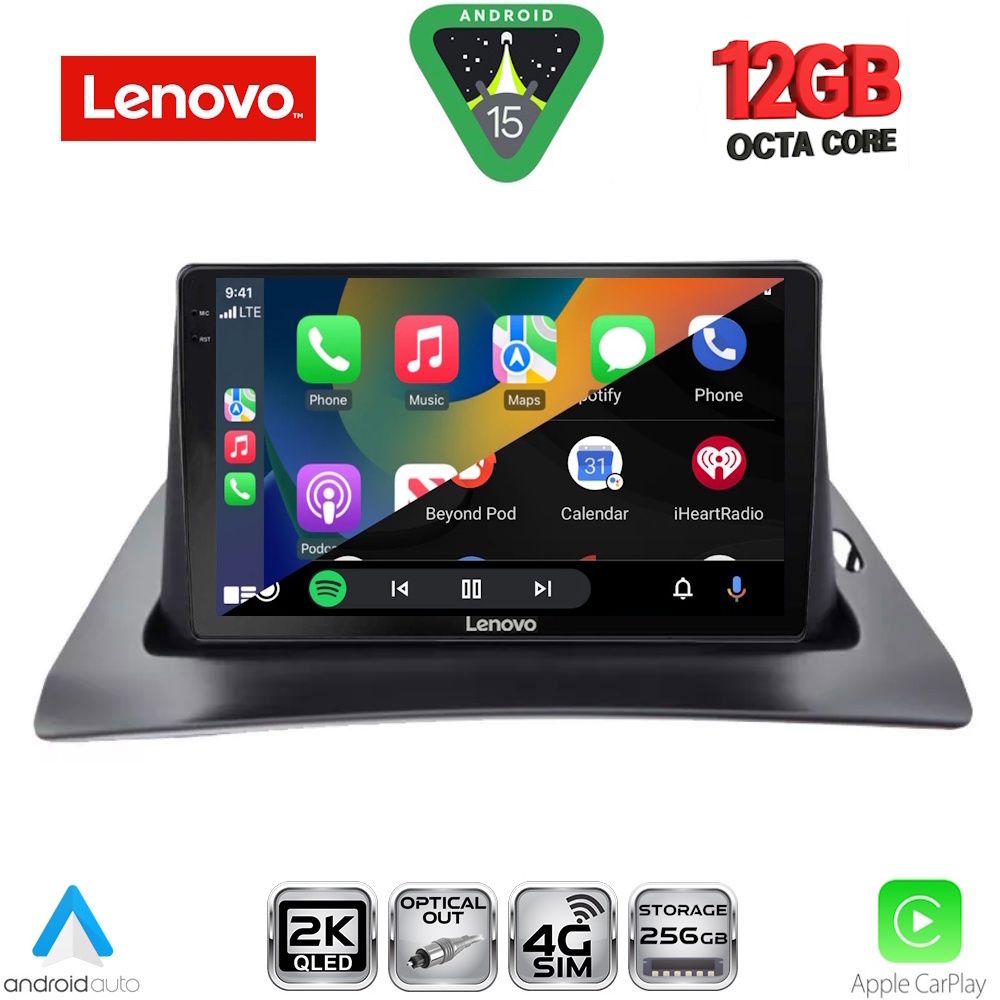 LENOVO SSZ 12550_CPA (9inc) MULTIMEDIA TABLET for RENAULT KANGOO mod. 2010-2021 - immagine 2