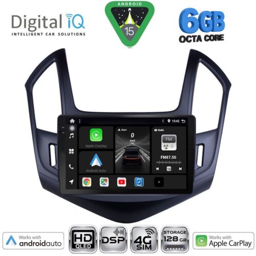 DIGITAL IQ BXF 17076B_CPAA (9inc) MULTIMEDIA TABLET for CHEVROLET CRUZE mod. 2013-2015 - WEXML.GR
