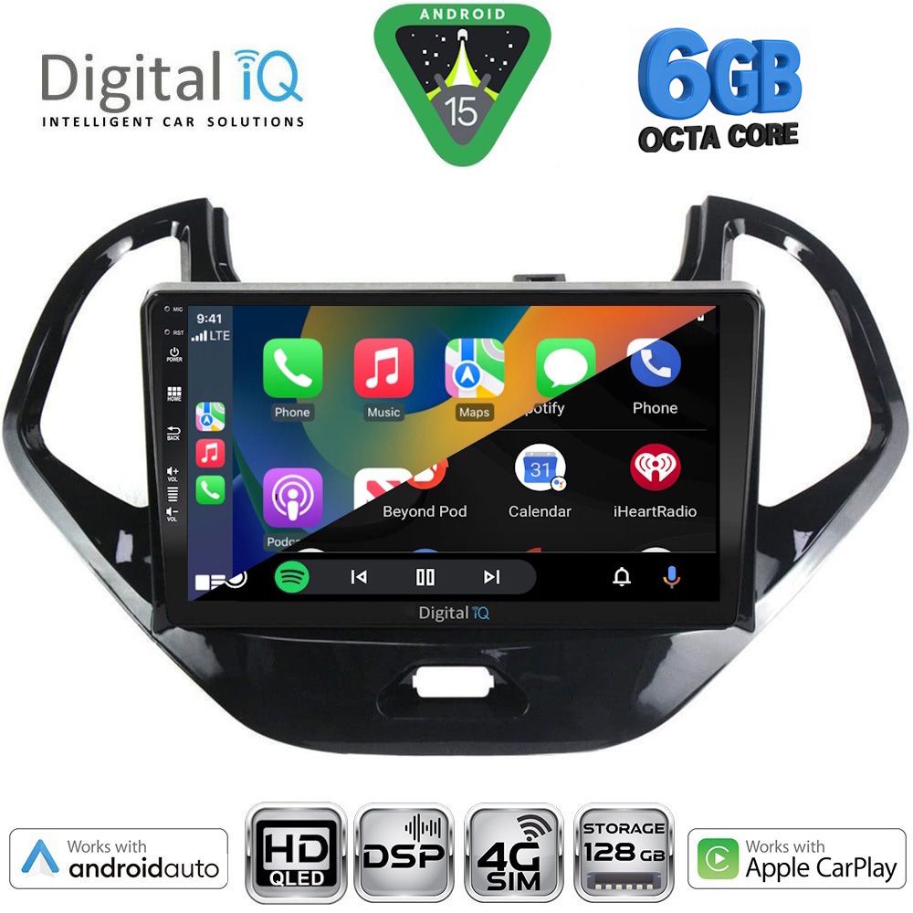 DIGITAL IQ BXF 17167SH_CPAA (9inc) MULTIMEDIA TABLET for FORD KA mod. 2017-2023 - immagine 2