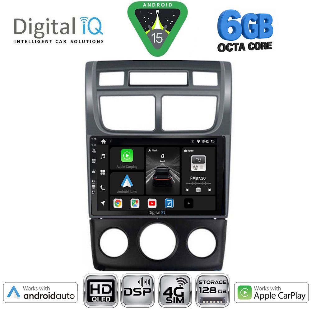DIGITAL IQ BXF 17324BL_CPAA (A/C+CLIMA) (9inc) MULTIMEDIA TABLET for KIA SPORTAGE mod. 2004-2010 - WEXML.GR