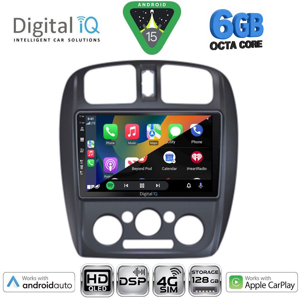 DIGITAL IQ BXF 17363_CPAA (9inc) MULTIMEDIA TABLET for MAZDA 323 mod. 1998-2004 - immagine 2