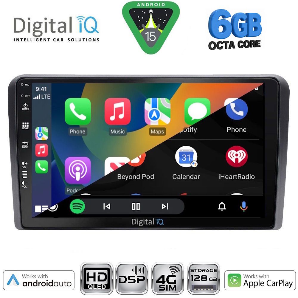 DIGITAL IQ BXF 17441_CPAA (9inc) MULTIMEDIA TABLET for MITSUBISHI OUTLANDER mod. 2001-2005 - immagine 2